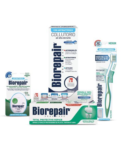 Biorepair Total Protective Repair Toothpaste with microRepair - 75ml (2.5 oz) Italian Import