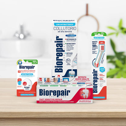 Biorepair Collutorio Mouthwash - Antibacterial, 500ml (Italian Import)
