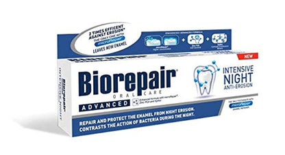 Biorepair Paste Oralcare Intensive Night Repair 75ml - Fluoride Free, Made in Italy