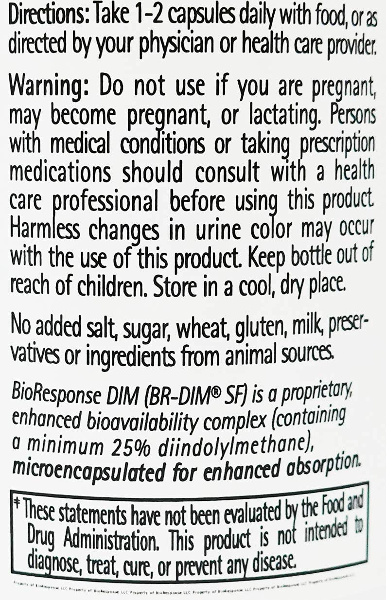 BioResponse DIM 150 60 Vcs (2 Pack) | Absorption-Enhanced BR-DIM