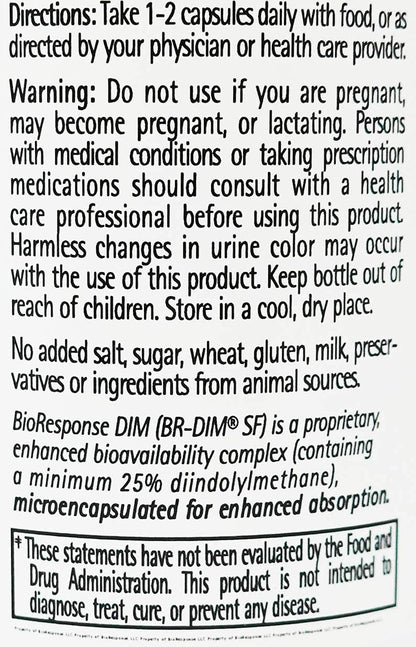 BioResponse DIM 150 60 Vcs (2 Pack) | Absorption-Enhanced BR-DIM