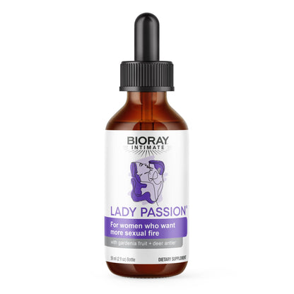 BIORAY Intimate Lady Passion - 2 fl oz | Female Energizing Tonic | Non-GMO, Gluten Free