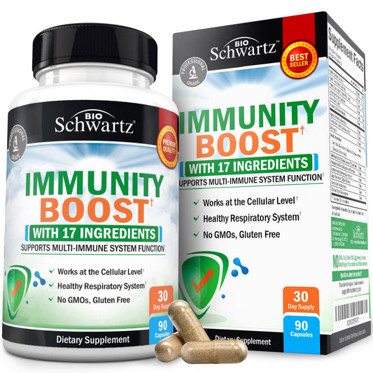 BioSchwartz Immune Support Supplement | Vitamin C, Zinc & Elderberry BritishVita | Premium UK Vitamins & Wellness Supplements