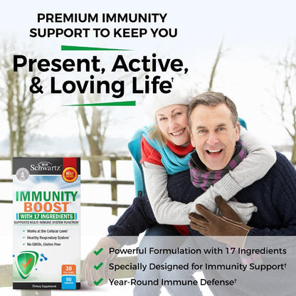 BioSchwartz Immune Support Supplement | Vitamin C, Zinc & Elderberry