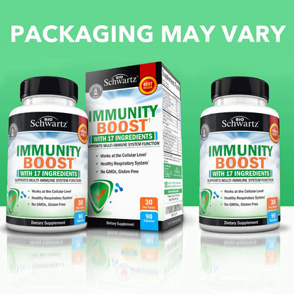 BioSchwartz Immune Support Supplement | Vitamin C, Zinc & Elderberry