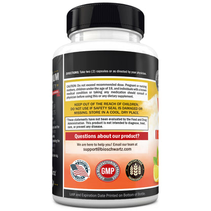 BioSchwartz Vitamin C Complex 1000mg with Rose Hips & Citrus Bioflavonoids | 120 Count