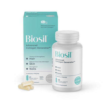 Biosil Collagen Booster - 60 Capsules | Patented ch-OSA Activator