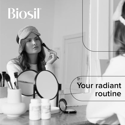 Biosil 120 Vegan Capsules – Pack of 2 with ch-OSA | Collagen Support for Hair, Skin & Nails | GMO Free