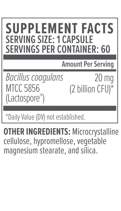 Biote Nutraceuticals Bacillus Coagulans – Gut & Digestive Health (60 Capsules)