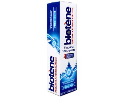 Biotene Dry Mouth Toothpaste Fresh Mint Original – 4.5 oz x4 Pack