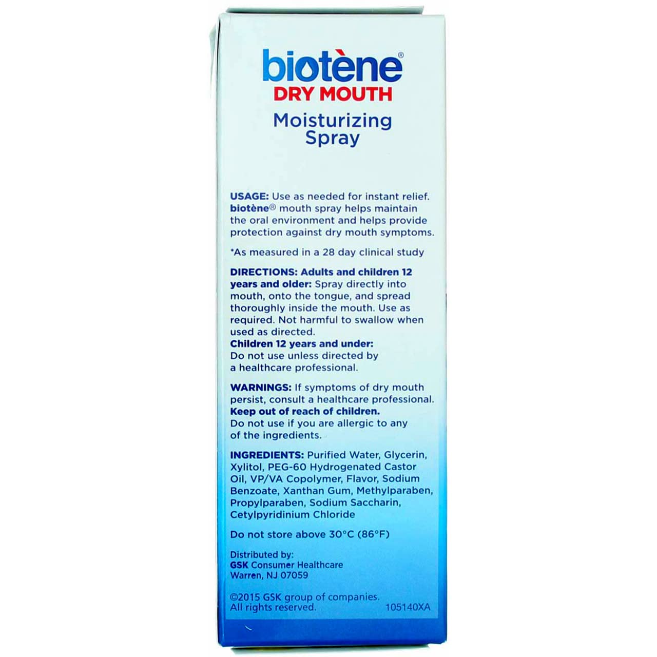 Biotene Moisturizing Mouth Spray 1.50 oz (Pack of 12)
