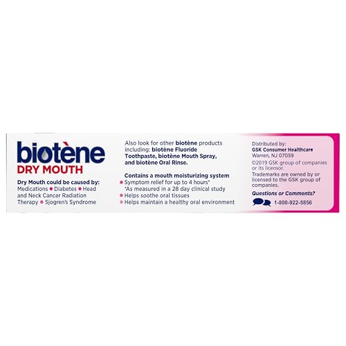 Biotene OralBalance Moisturizing Gel – Alcohol-Free Dry Mouth Gel 1.5 oz