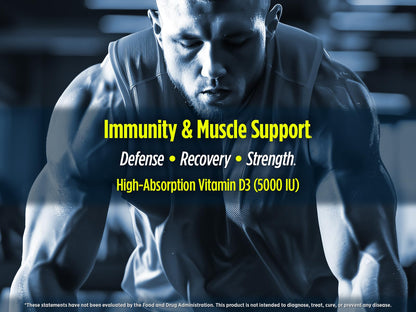 Biotest D Fix - 5000 IU Vitamin D3 Softgels | 90 Servings