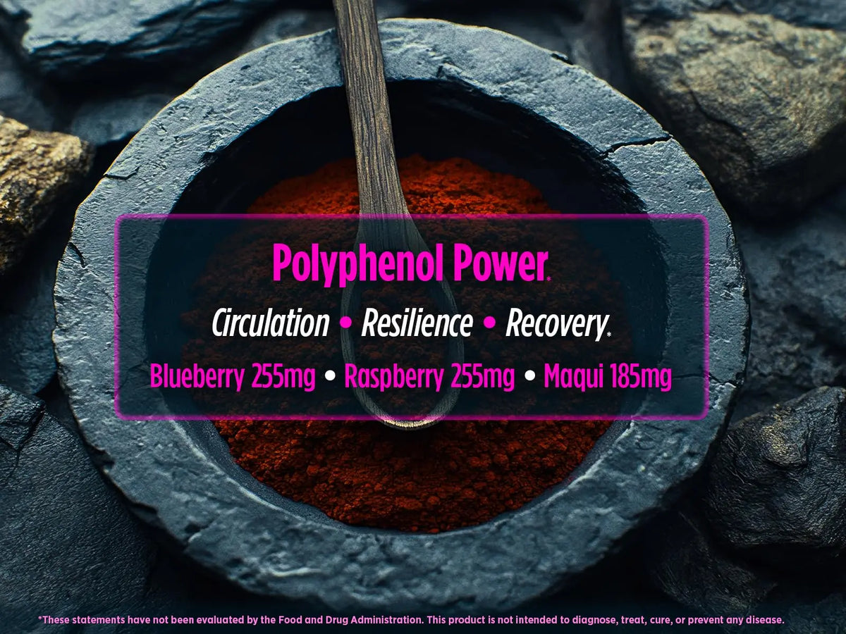 Biotest Superfood Berry-Dense Polyphenols – Blueberry, Raspberry, Strawberry & Maqui (30 Servings) BritishVita | Premium UK Vitamins & Wellness Supplements