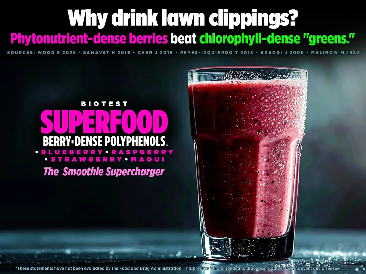 Biotest Superfood Berry-Dense Polyphenols – Blueberry, Raspberry, Strawberry & Maqui (30 Servings) BritishVita | Premium UK Vitamins & Wellness Supplements