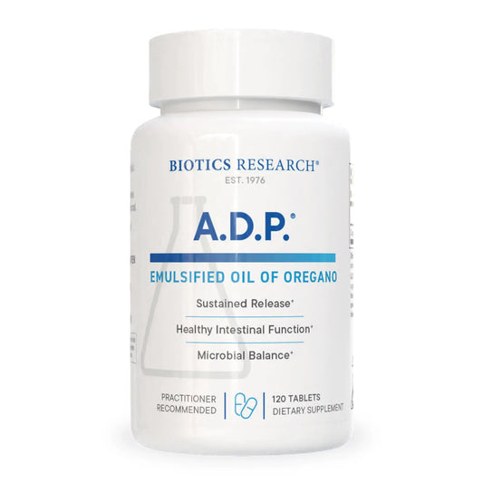 Biotics Research A.D.P. Emulsified Oil of Oregano Tablets – Sustained Release, High Absorption, 120 Tablets BritishVita | Premium UK Vitamins & Wellness Supplements