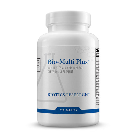 Biotics Bio-Multi Plus – Multivitamin/Mineral with Plant-Based Trace Minerals (270 Tabs)