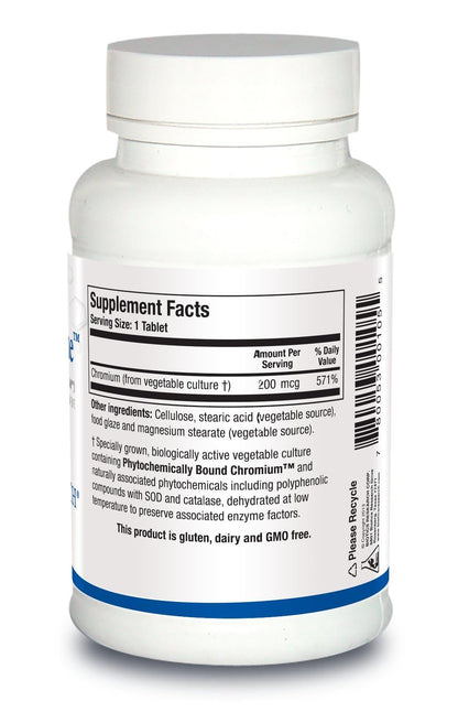 Biotics Research CrZyme Whole Food Chromium Source - Supports Healthy Lipid & Triglyceride Levels, Energy Utilization, Essential Trace Mineral, Bioavailable Form, Professional Grade, 100 Tablets