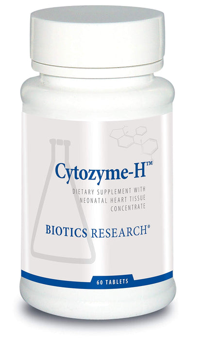 Cytozyme-H Glandular Cardiovascular Support – Bovine Heart Concentrate (60 Tabs) | Biotics Research