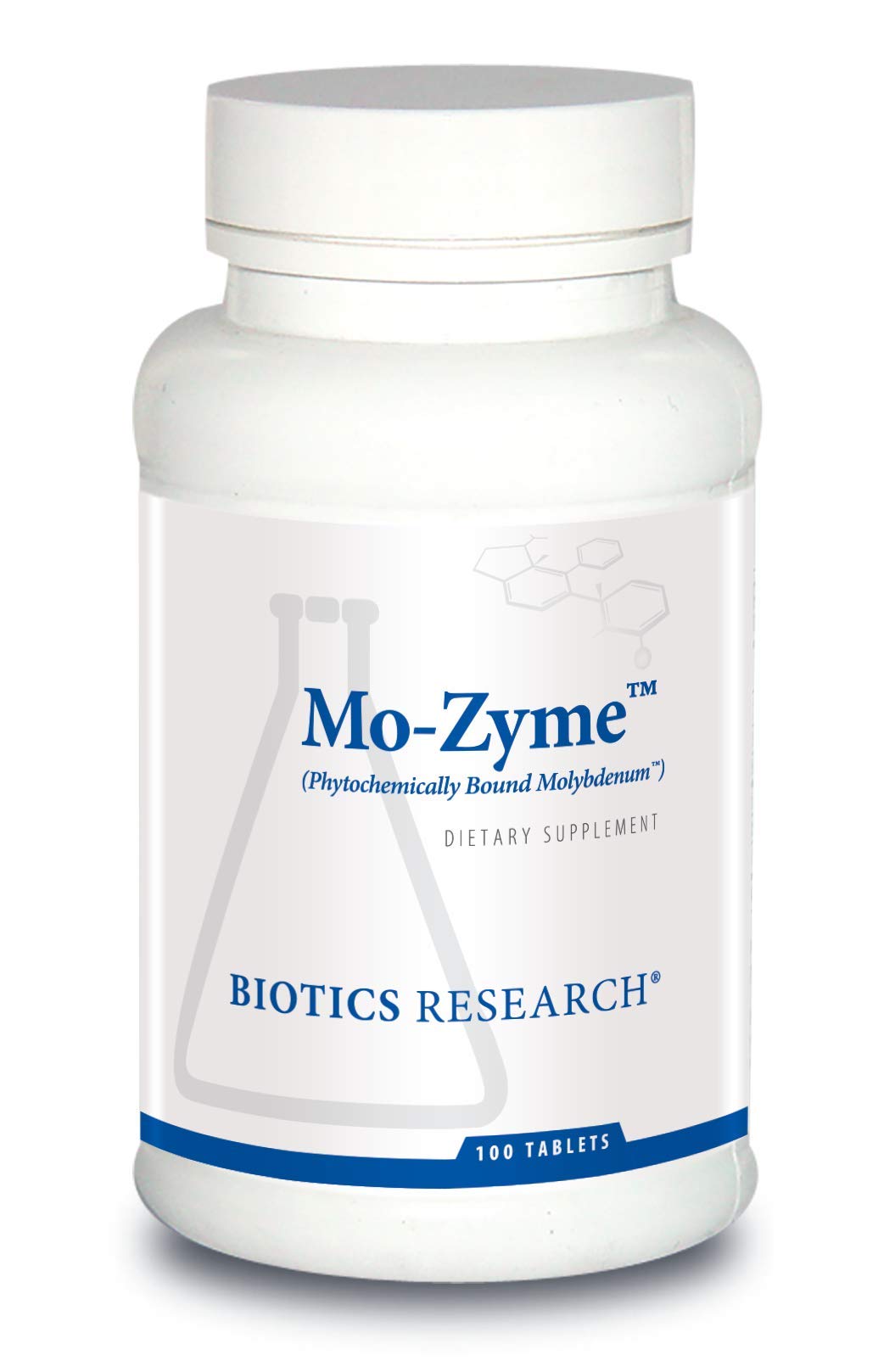 Biotics Research Mo-Zyme Molybdenum 50 micrograms – Liver Support, Detoxification, Essential Trace Element, Healthy Metabolism, Antioxidant Support | 100 Tablets