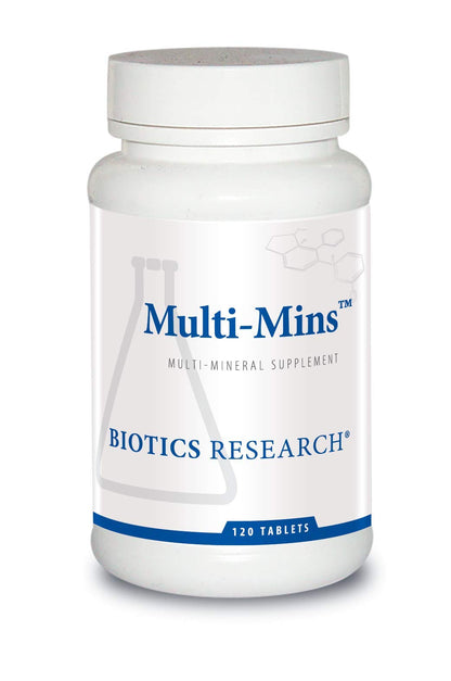 Biotics Research Multi-Mins - Potent Bioavailable Mineral Supplement (120 Tabs)