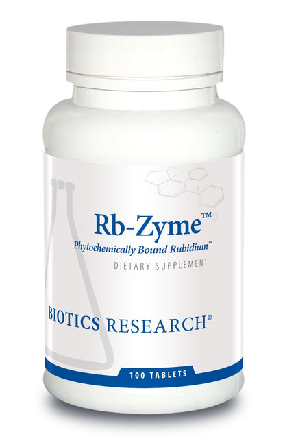 Biotics Research Rb Zyme: Rubidium Whole Food Mineral for Glandular Health - 100 Tablets
