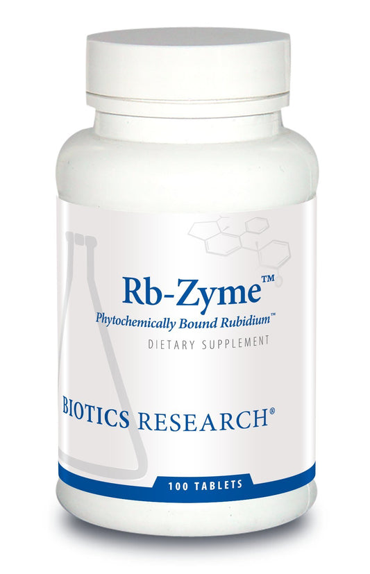 Biotics Research Rb Zyme: Rubidium Whole Food Mineral for Glandular Health - 100 Tablets BritishVita | Premium UK Vitamins & Wellness Supplements