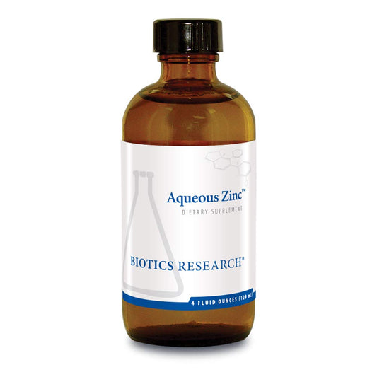 Biotics Research Aqueous Zinc - Immune Support, Digestion & Vital Physiological Processes (4 Oz, Pack of 2) BritishVita | Premium UK Vitamins & Wellness Supplements