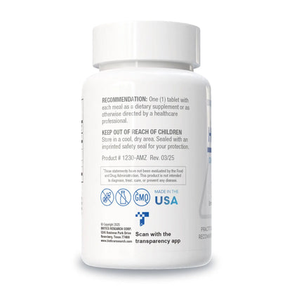 Biotics Research HCl Plus – Digestive Support with Betaine HCl, Pepsin & Glutamic Acid | 90 Tabs (Pack of 2) BritishVita | Premium UK Vitamins & Wellness Supplements