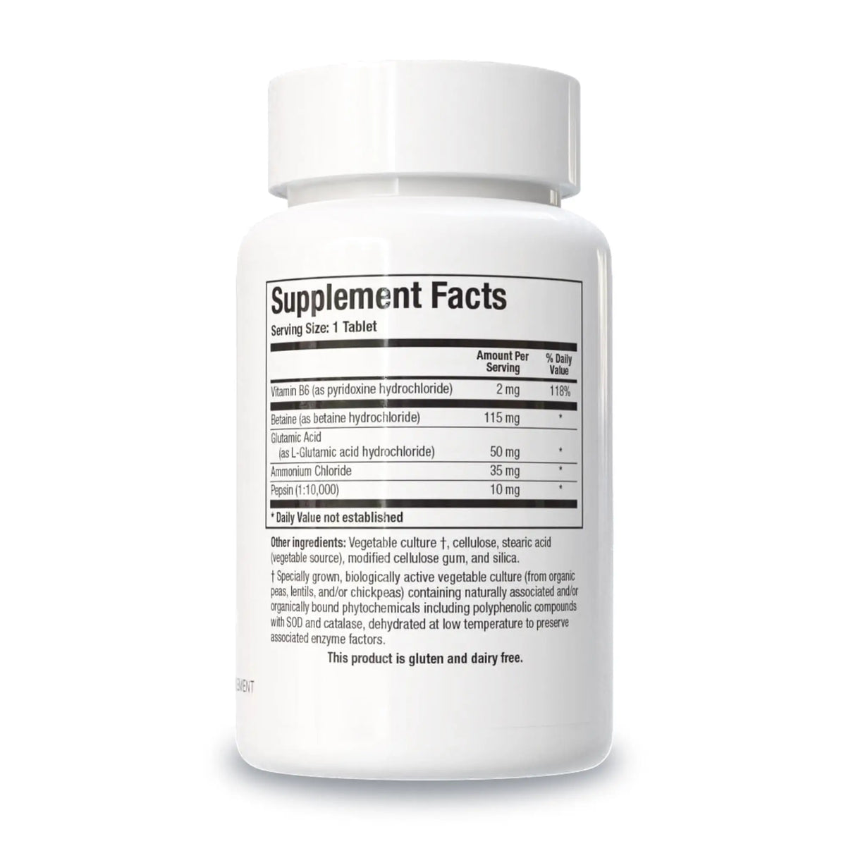 Biotics Research HCl Plus – Digestive Support with Betaine HCl, Pepsin & Glutamic Acid | 90 Tabs (Pack of 2) BritishVita | Premium UK Vitamins & Wellness Supplements