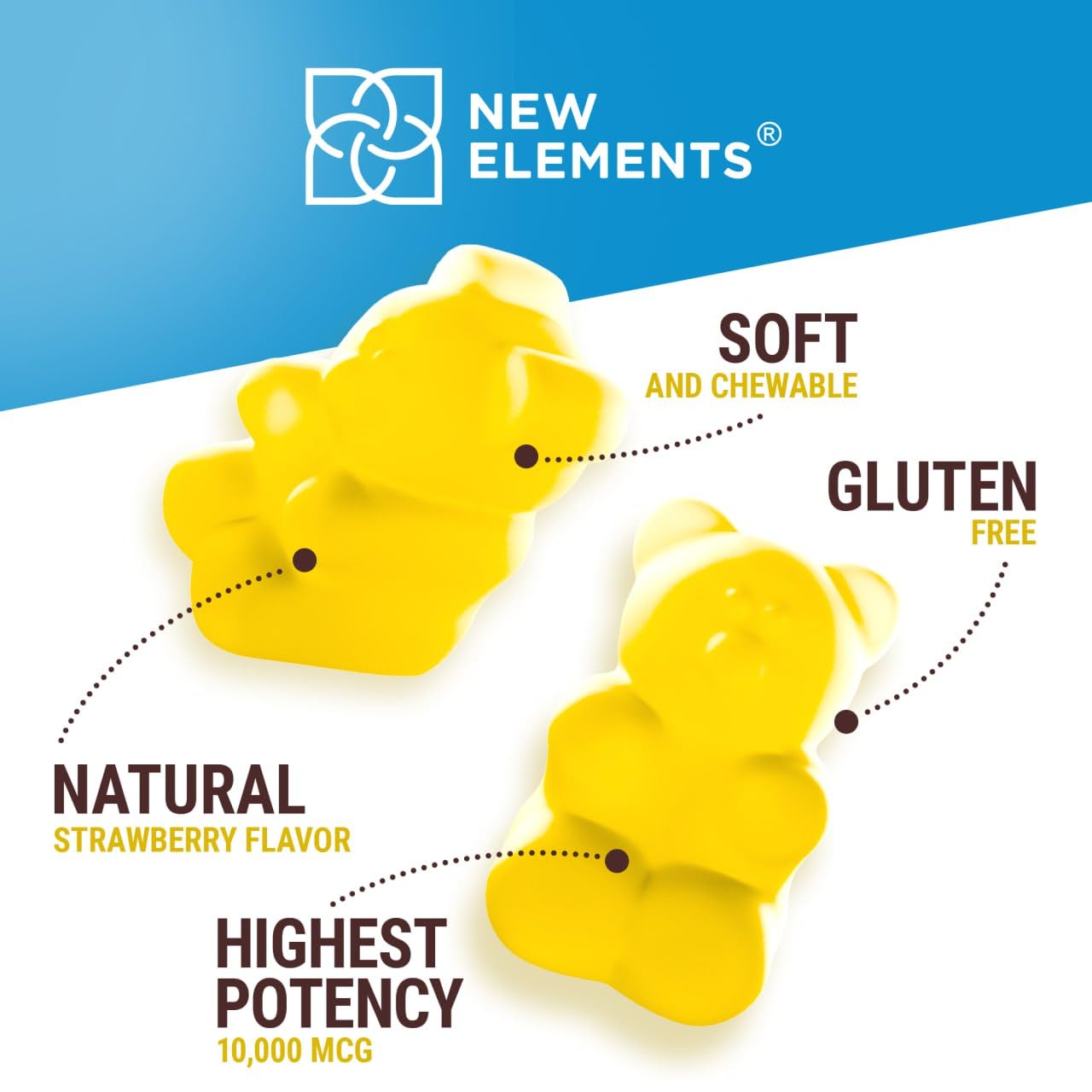 Biotin Gummies with Collagen, Vitamin D3, Saw Palmetto & Hyaluronic Acid for Hair, Skin & Nails
