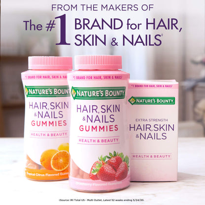 Nature's Bounty Biotin 10,000 mcg – Hair, Skin & Nails – Pack of 3, 120 Count