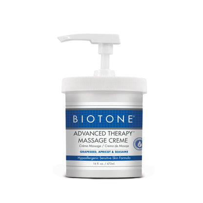 BIOTONE Advanced Therapy Massage Creme – Hypoallergenic & Fragrance-Free