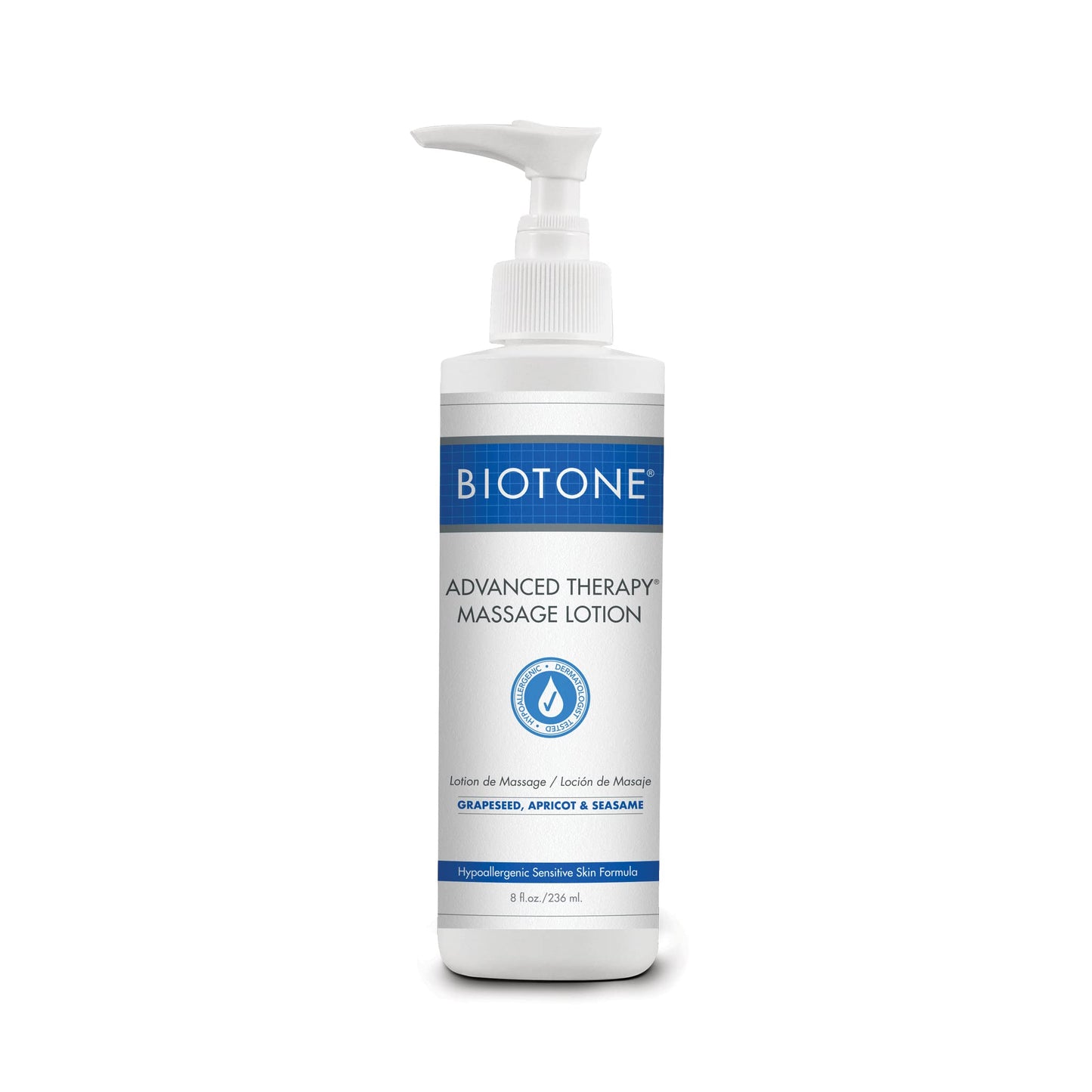 BIOTONE Advanced Therapy Massage Lotion – Hypoallergenic, Fragrance-Free