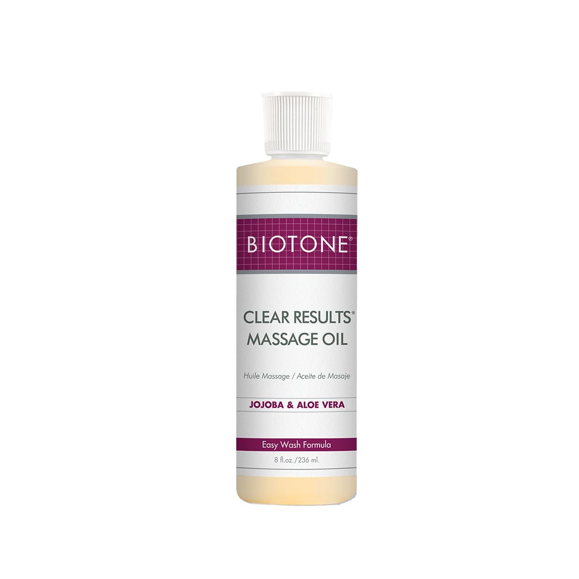 Biotone Clear Results Massage Oil, 8 Ounce - Premium Massage Oil