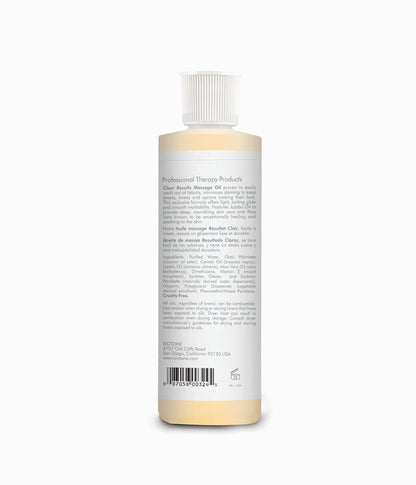Biotone Clear Results Massage Oil, 8 Ounce - Premium Massage Oil