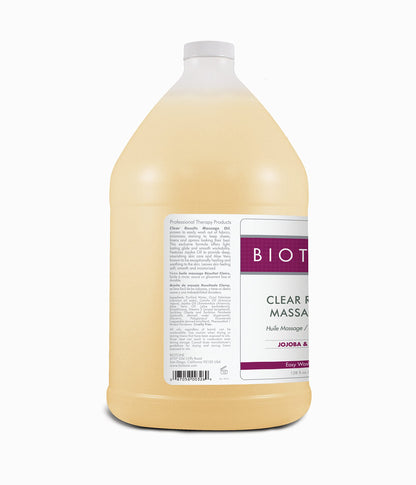 Biotone Clear Results Oil, 128 Ounce | Premium Massage Oil