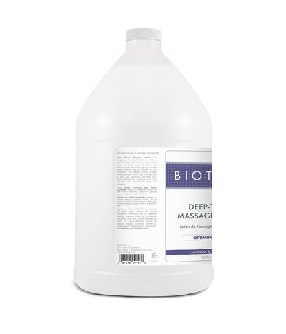 BIOTONE Deep Tissue Massage Lotion - Rich Texture & Lasting Glide (Unscented)