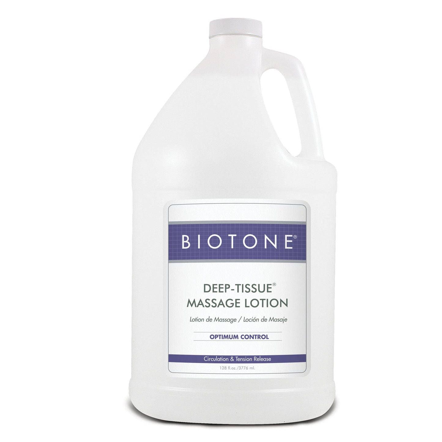 BIOTONE Deep Tissue Massage Lotion - Rich Texture & Lasting Glide (Unscented)