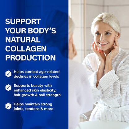 BioTrust Ageless Collagen Booster — Vegan Collagen Builder for Glowing Skin, Hair, Nails & Joints | 60 Capsules (30 Servings)