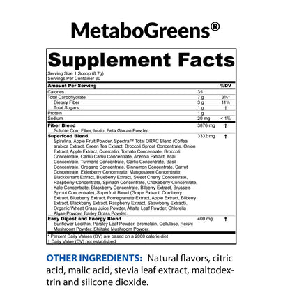 BioTrust Metabo Greens Superfood Powder – Berry Flavor, 30 Servings BritishVita | Premium UK Vitamins & Wellness Supplements