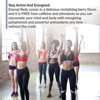 BioTrust Eternal Reds - Red Superfoods Powder for Heart Health and Energy (Berry, 30 Servings)