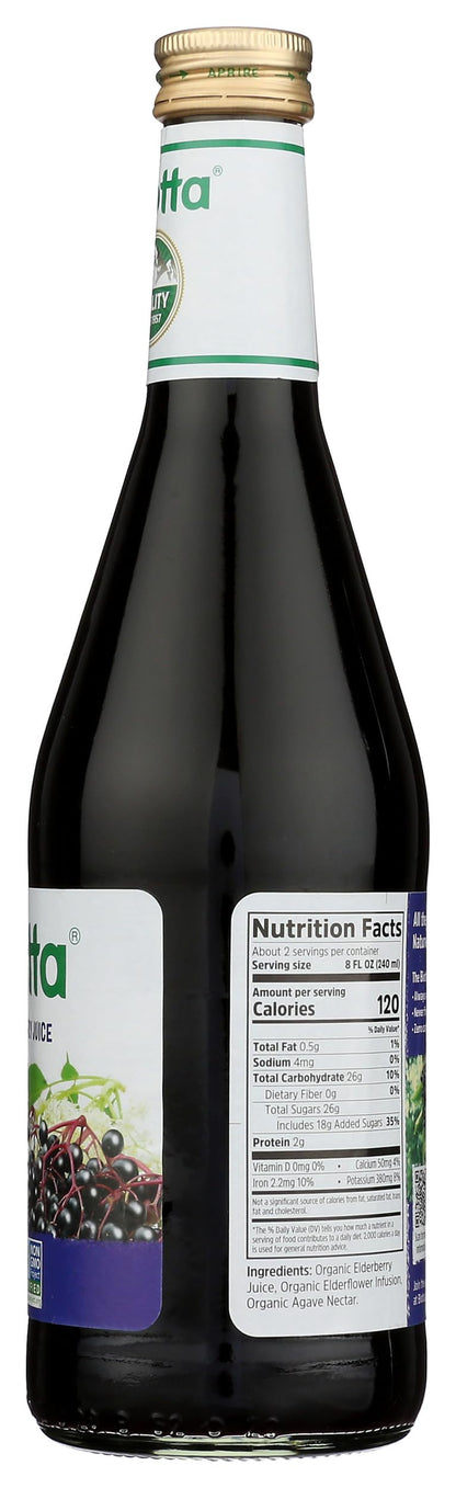 Biotta Naturals Elderberry Juice, 16.9 oz – Immune Support