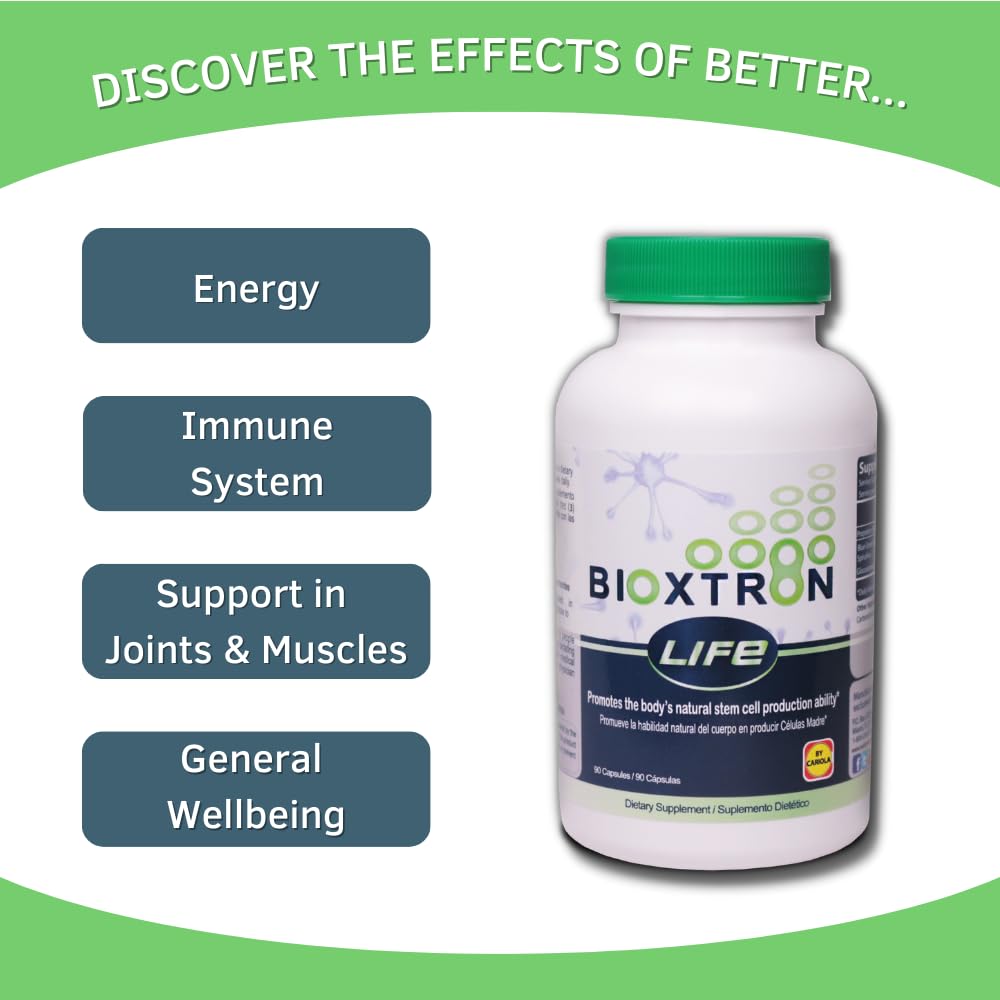Bioxtron Life AFA Stem Cell Supplement - Regenerate Tissue & Cells | 90 Caps