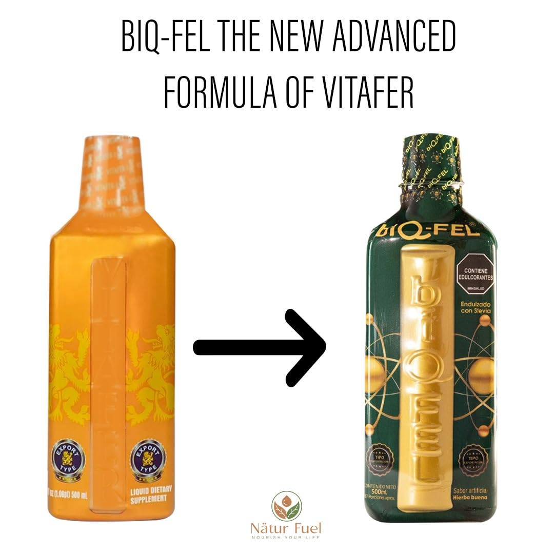 BIQ-FEL Natural Supplement – Chontaduro, Guarana & Borojo | 500ml Plant-Based Energy