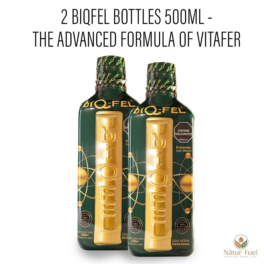 BIQ-FEL Natural Supplement – Chontaduro, Guarana & Borojo | 500ml Plant-Based Energy