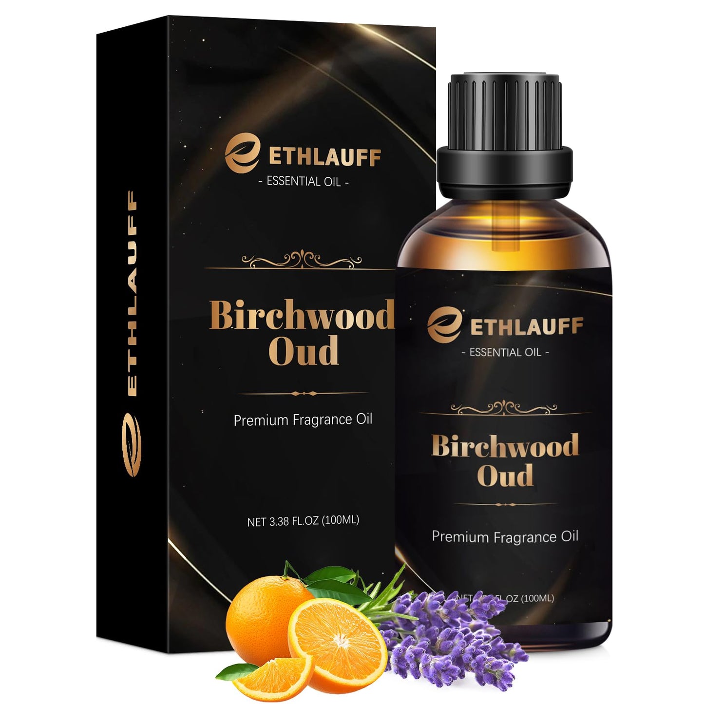 Birchwood Oud Fragrance Oil 3.38 oz – Woody Essential Oils for Candles, Soap & Diffusers
