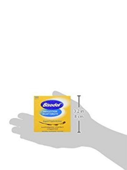Bisodol Indigestion Relief Tablets X 100 – Rapid Triple Action