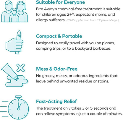 bite away - Original Electronic Bug Bite Treatment, Made in Germany | Chemical-Free Heat Therapy