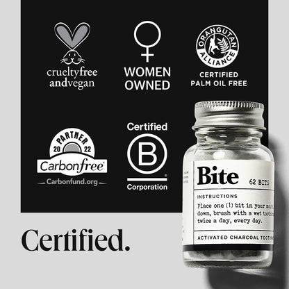 Bite Whitening Toothpaste Tablets – Nano Hydroxyapatite & Xylitol
